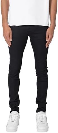 mnml Men's X608 Laced Skinny Denim - Black, 28 at Amazon Men's